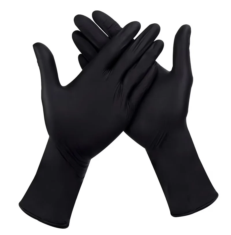 NITRILHANDSKAR, SVARTA, 100-PACK, STORLEK-XL