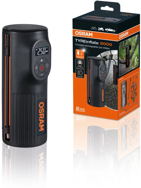 OSRAM TYREinflate 2000 - Minikompressor - Däcklagning