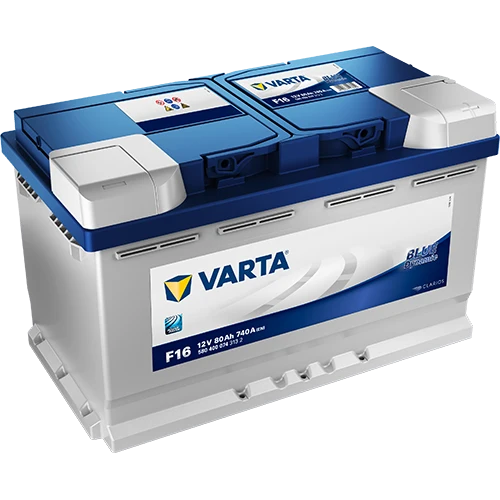 VARTA BLUE dynamic F16, Bilbatteri 12V 80 ah 740 A