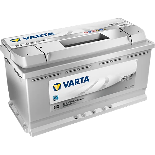 VARTA SILVER Dynamic H3, Bilbatteri 12V 100 ah 830 A