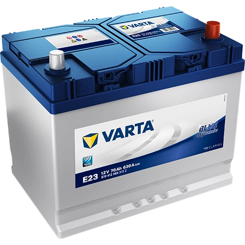 VARTA BLUE dynamic E23, Bilbatteri 12V 70 ah 630 A