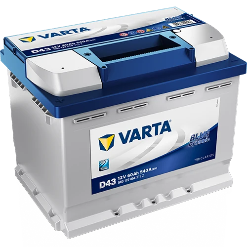 VARTA BLUE dynamic D43, Bilbatteri 12V 60 ah 540 A
