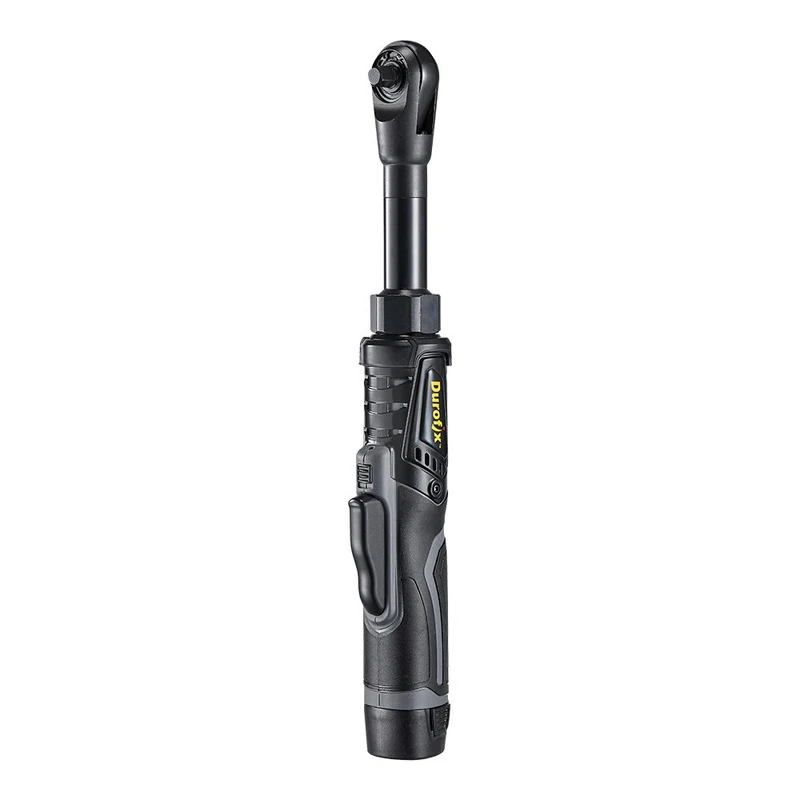 Durofix Spärrskaft 3/8" 12V, 152 mm förlängd hals – Kit med 2 batterier och väska