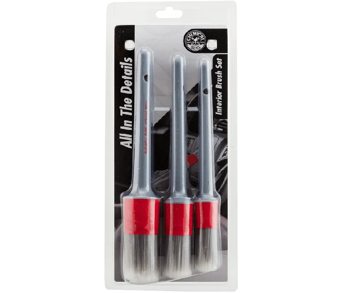 Chemical Guys Interior Detailing Brushes, 3-pack