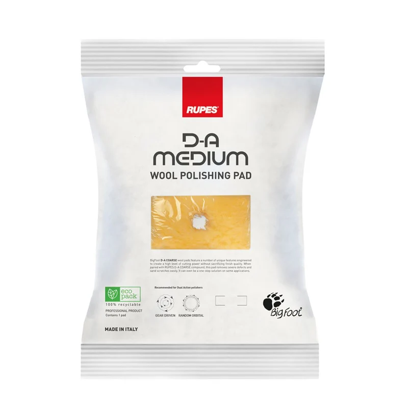 Ullrondell Rupes D-A Medium Wool - Oscillerande, 130 mm (NW130M)