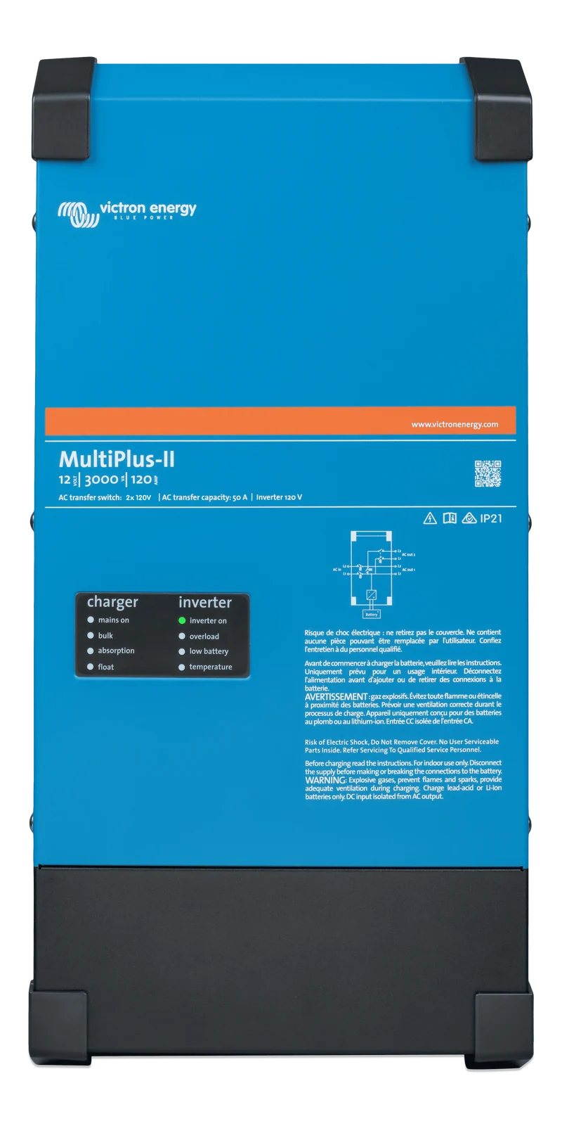 MultiPlus-II 12/3000/120-50 2x120V