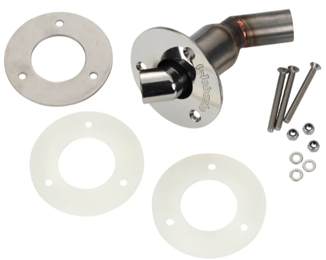 Bordsgenomföring Ø24mm rostfri