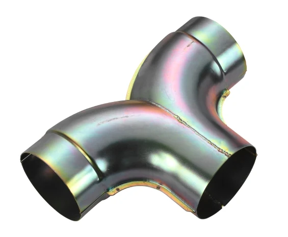 Y-rör 3 x Ø 100 mm, plåt