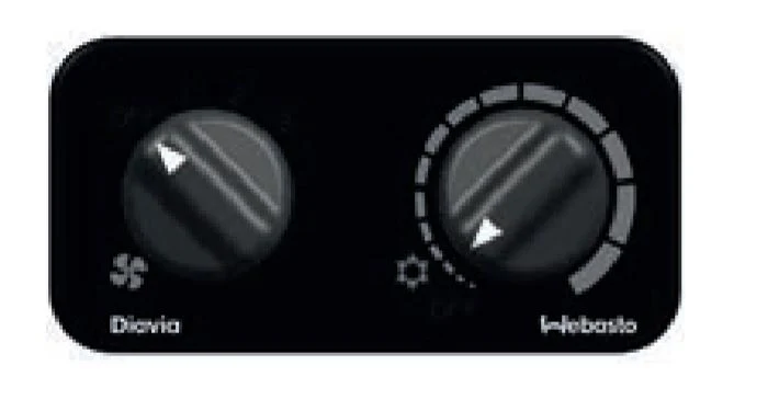 Fläktströmställare med panel