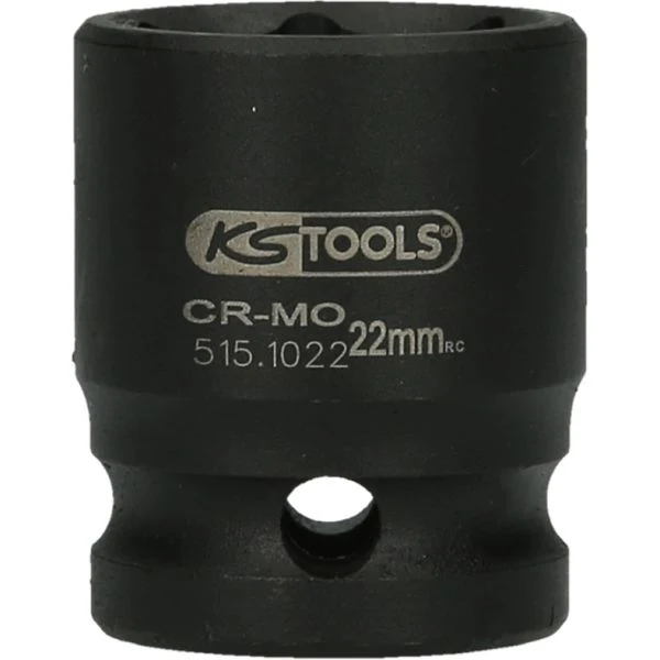 KS TOOLS 1/2" 6-kants krafthylsa 22mm