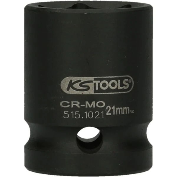 KS TOOLS 1/2" 6-kants krafthylsa 21mm