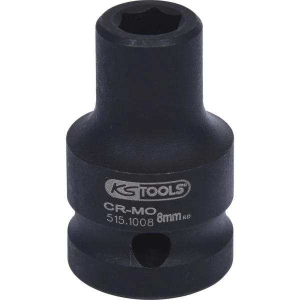 KS TOOLS 1/2" 6-kants krafthylsa 8mm