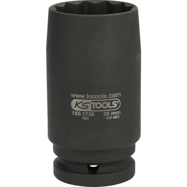 KS TOOLS 3/4" 12-kants krafthylsa 36mm