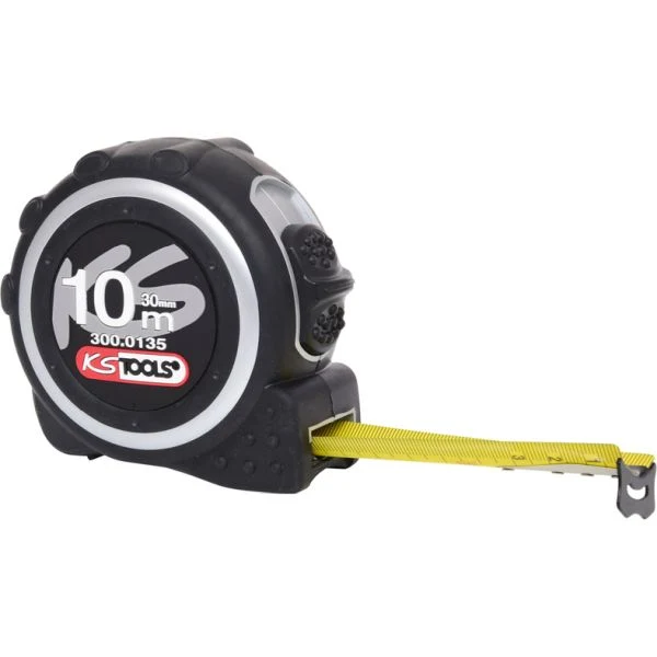 KS TOOLS måttband med spärr, 10m