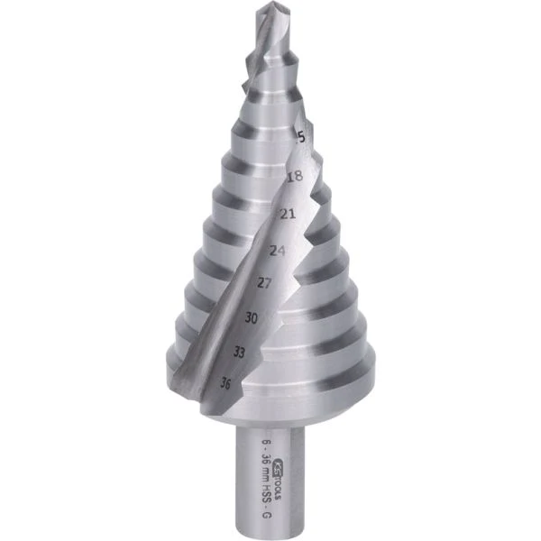 KS TOOLS HSS-stegborr ,Ø 6-36mm, 11 steg