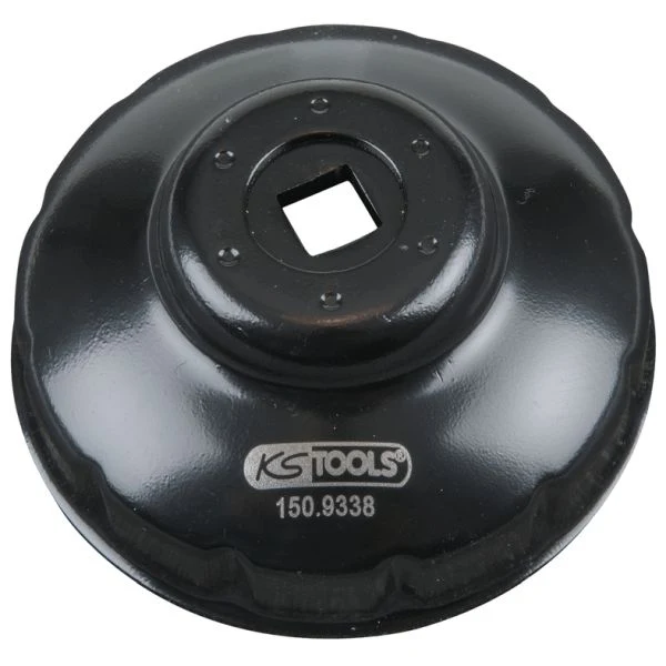 KS TOOLS 3/8" oljefilter-nyckel, 76-12 MM