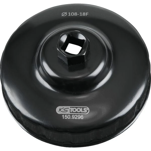 KS TOOLS 1/2" oljefilter-nyckel, 108 MM