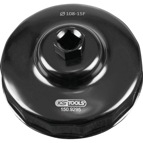 KS TOOLS 1/2" oljefilter-nyckel, 108 MM