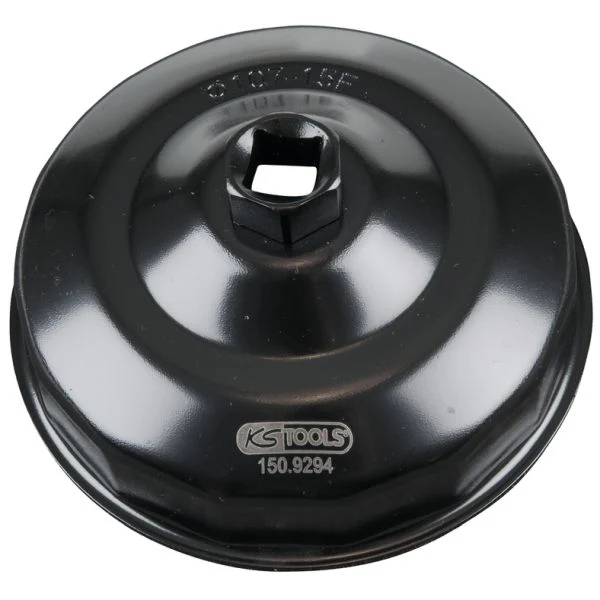 KS TOOLS 1/2" oljefilter-nyckel, 107mm