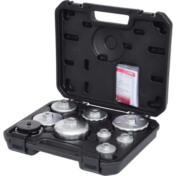 KS TOOLS Oljefilterverktygssats 3/8" 9-DELAR