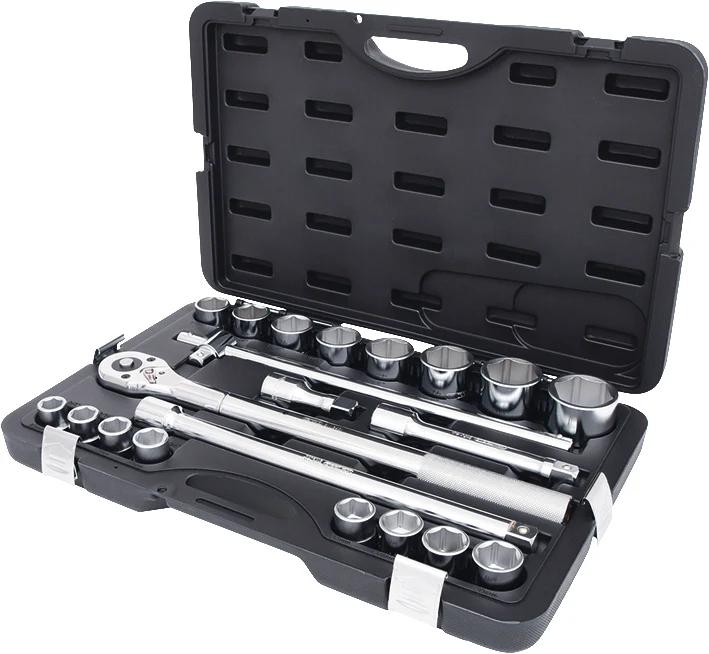 KS Tools Hylsnyckelsats 3/4" – 21 delar, sexkant – 911.0721
