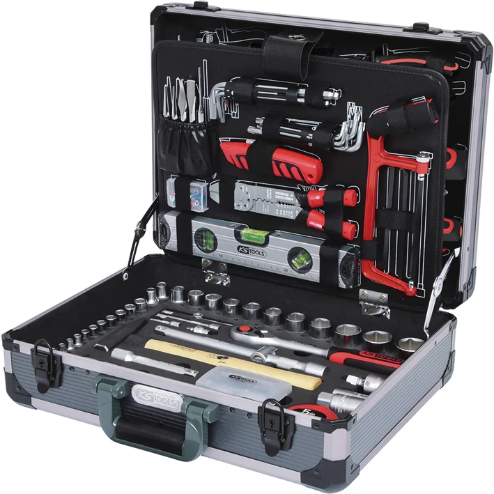 KS Tools Superlock Universal Verktygssats 127 delar – 1/4" + 1/2" – Art. 911.0727