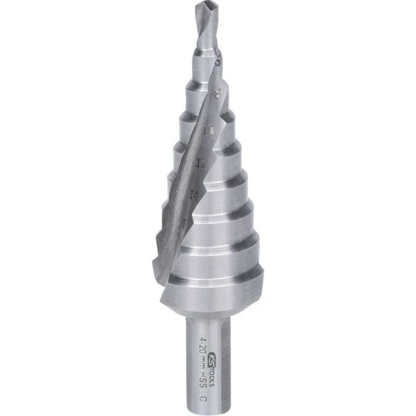 KS TOOLS HSS-stegborr ,Ø 4-20mm, 9 steg