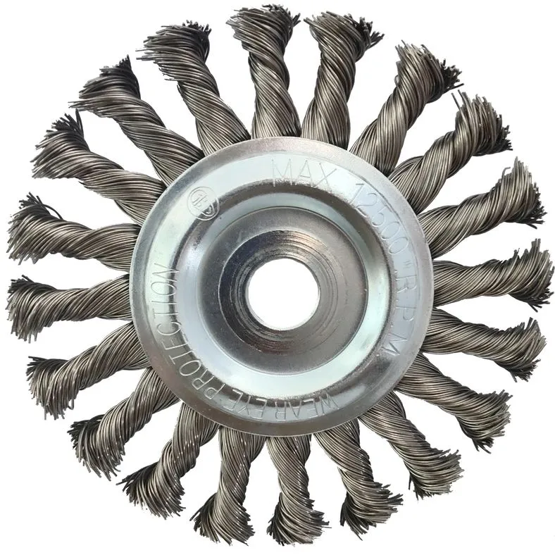 KS TOOLS rostfri ståltrådsrundborste 0,5mm, Ø 125mm