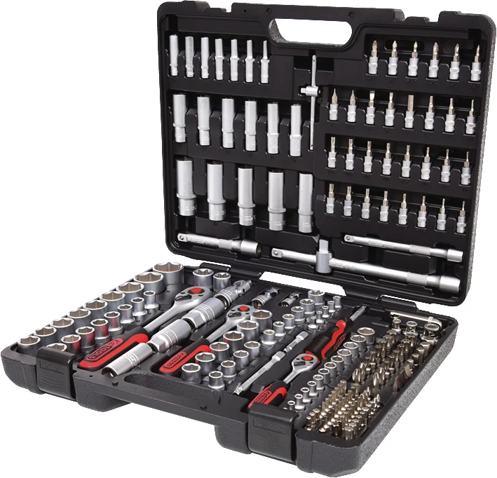 KS Tools Hylsnyckelsats 195-delar – 1/4", 3/8" och 1/2" (917.0795)