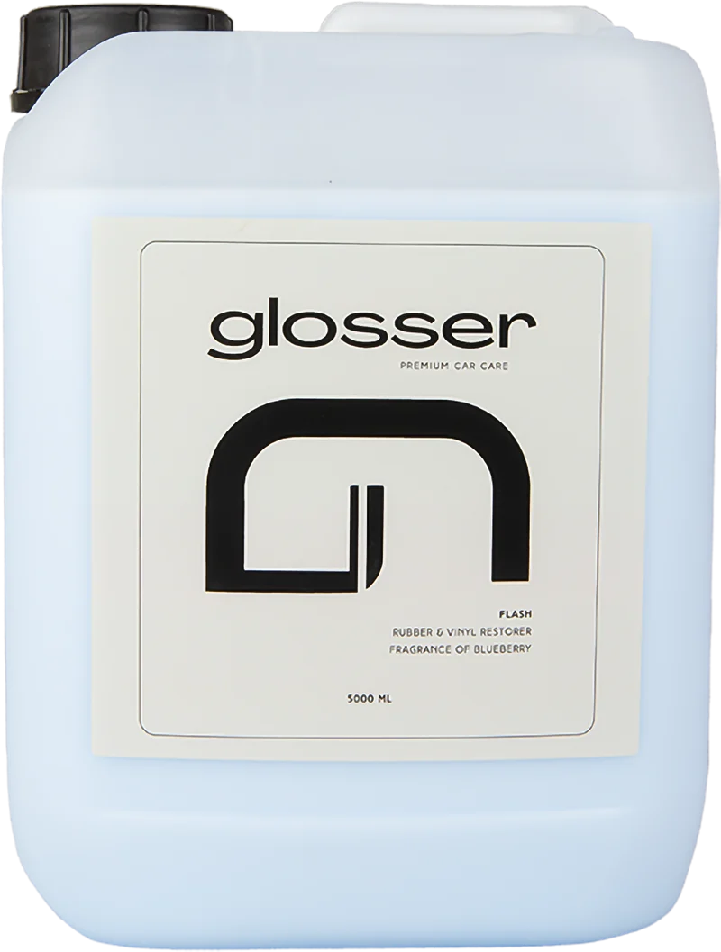 Glosser Flash Rubber & Vinyl Restorer - Plast- & Gummibehandling/Däckglans 5 l