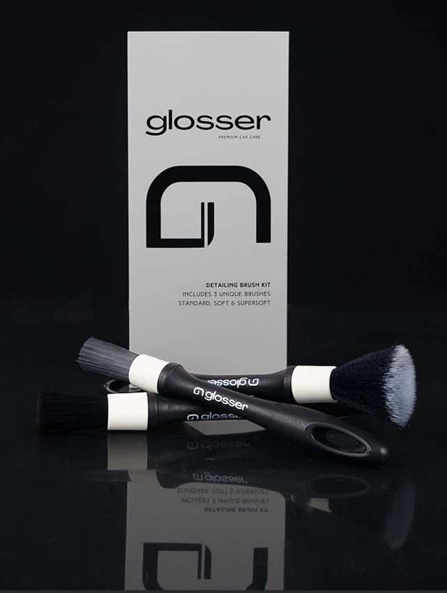 Rengöringsborstar Glosser Detailing Brush Kit