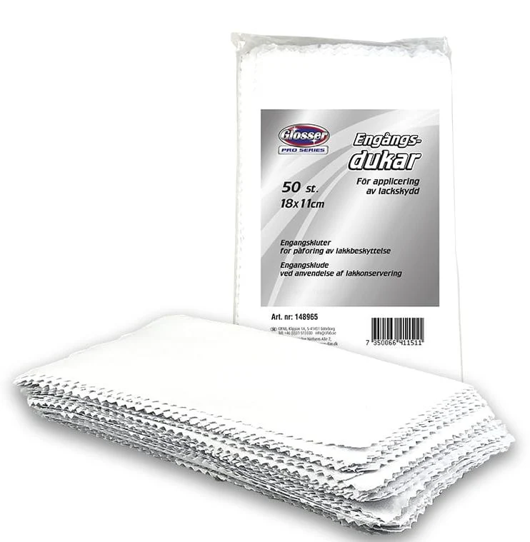 Glosser Pro Engångsdukar – 50-pack