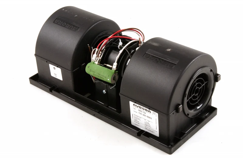 Dubbelradialfläkt 12V 730 m³/h