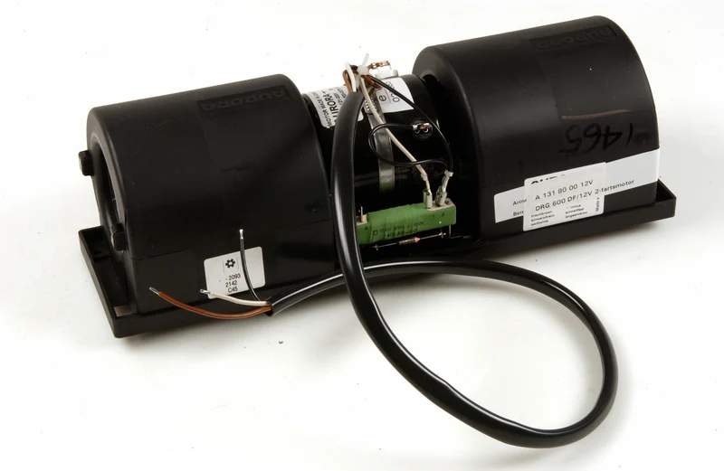 Dubbelradialfläkt 12V 600 m³/h