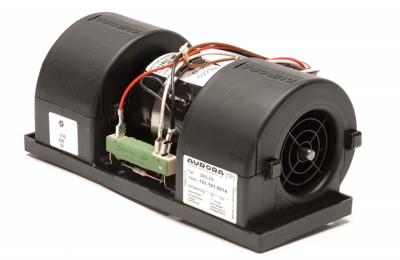 Dubbelradialfläkt 12V 370 m³/h