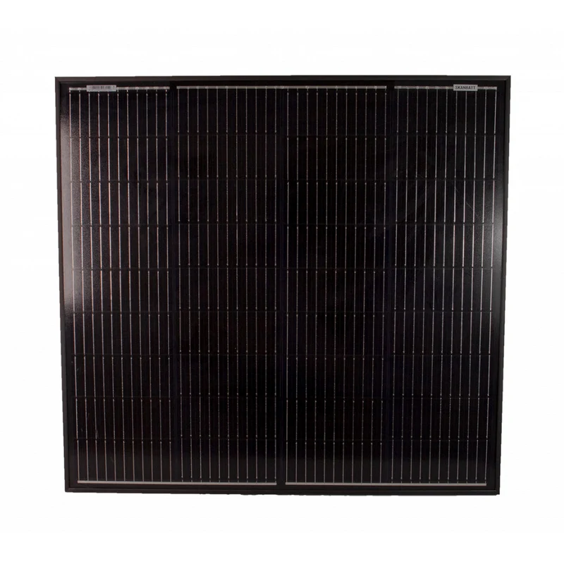 Solpanel mono 100W svart