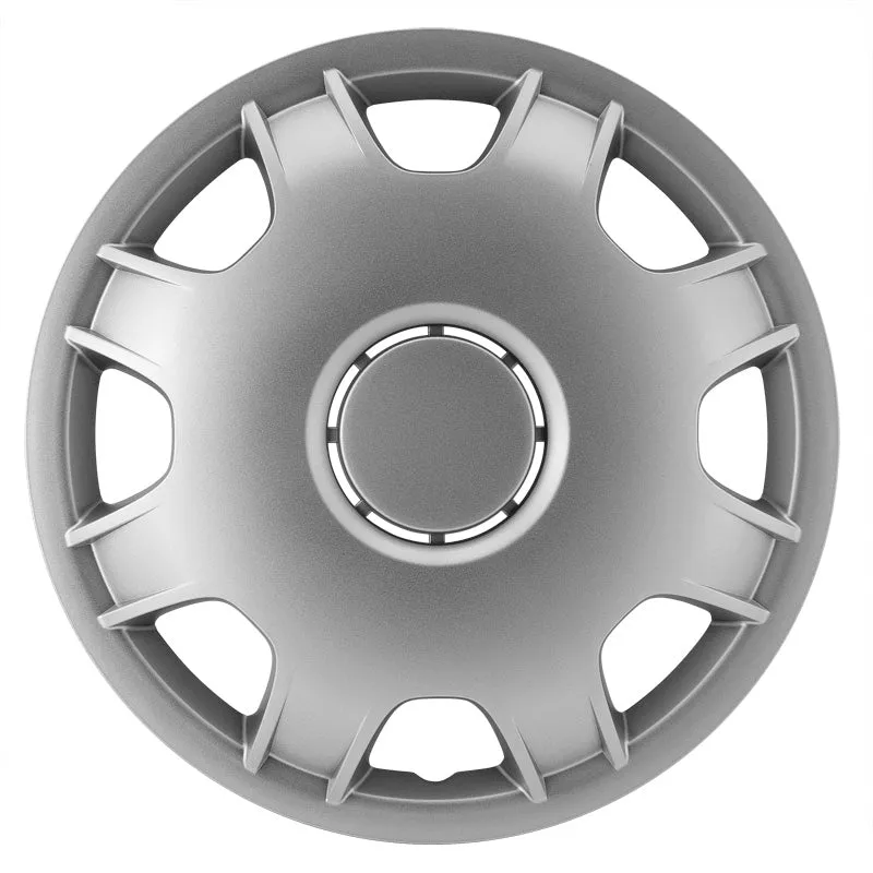 AutoStyle, Navkapslar, 4st, Speed ​​​​12-tums silver