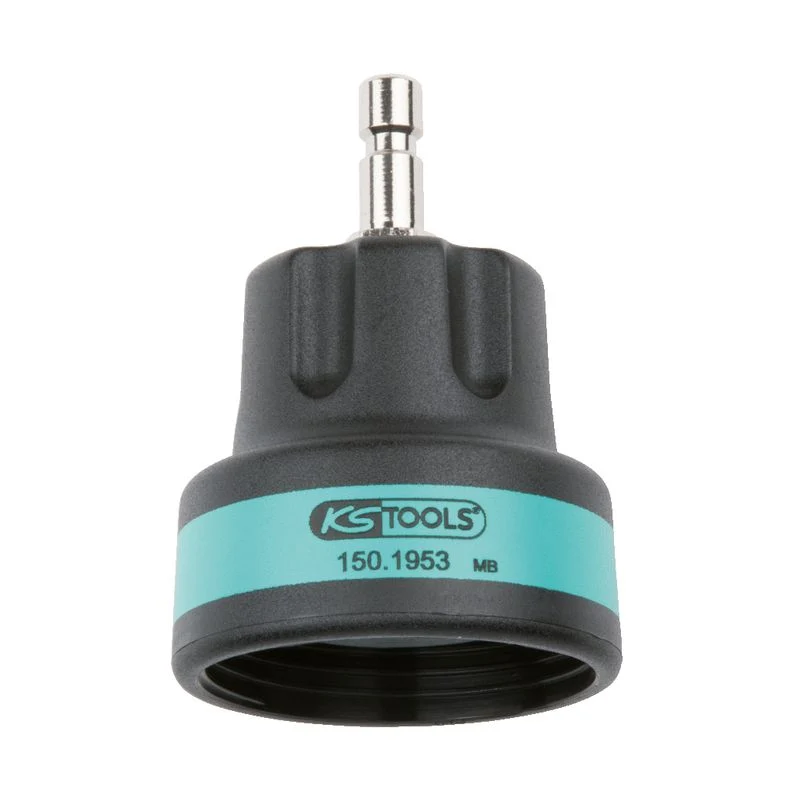 KS TOOLS Kylsystem-bajonettadapter, #18, IG M46x3, turkos