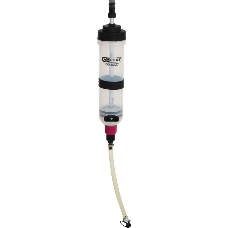 KS TOOLS Utsugnings- och påfyllningshandpump, 1,5l