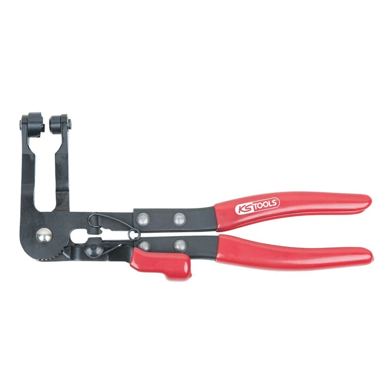 KS TOOLS Slangklämtång, vinklad