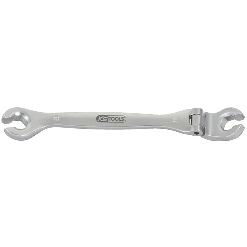 KS TOOLS CHROME+ ledad dubbelringnyckel, 24 mm, öppen
