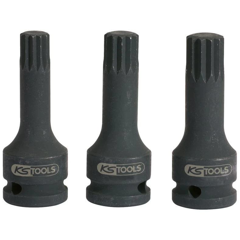 KS TOOLS 1/2” Kraft Bithylsa XZN, lång, M16