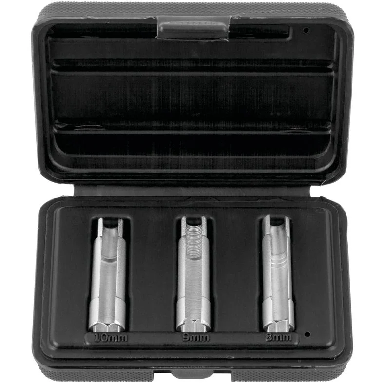 KS TOOLS Special-glödstift-jackmutter-sats, 3-delars