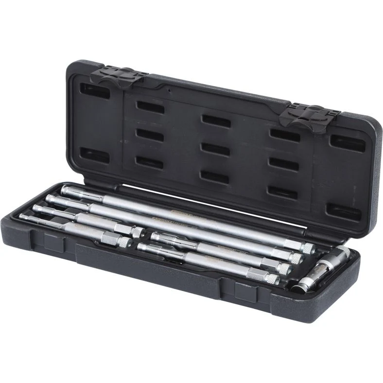 KS TOOLS Glödstift och tändstift-gängtappsverktyg-sats, 7-delars