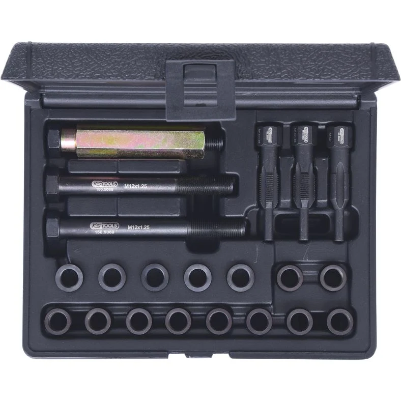 KS TOOLS THREADfix reparationssats M12x1,25 f. glödstift och tändstift, 2