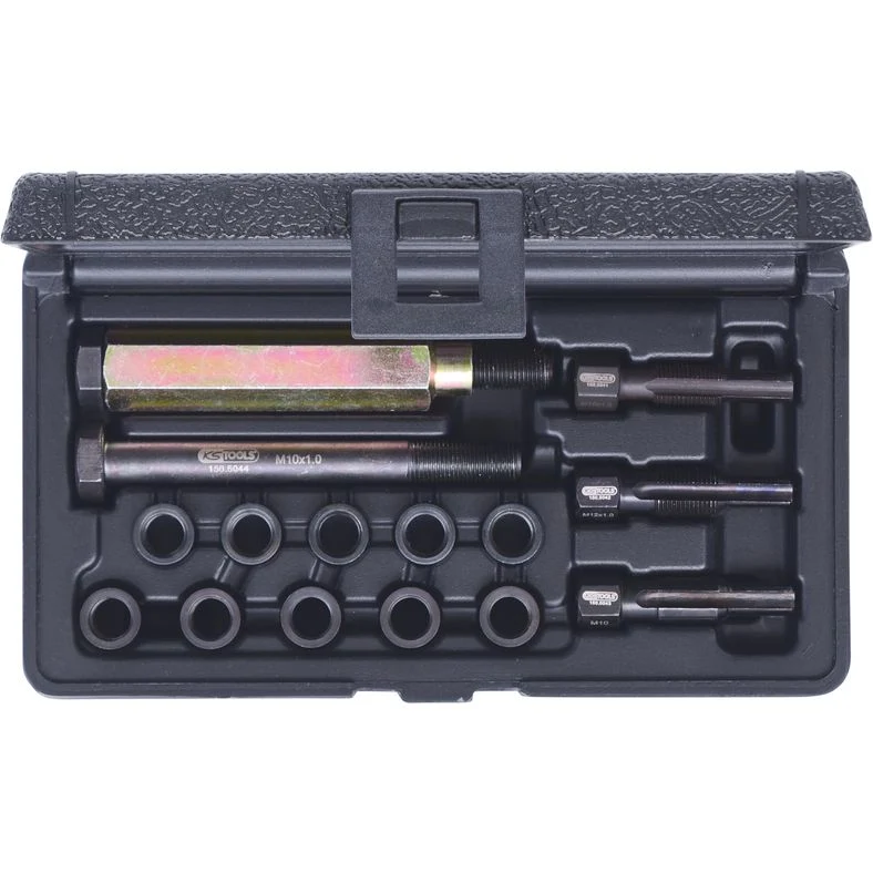 KS TOOLS THREADfix reparationssats M10x1 glödstift, 15-delars