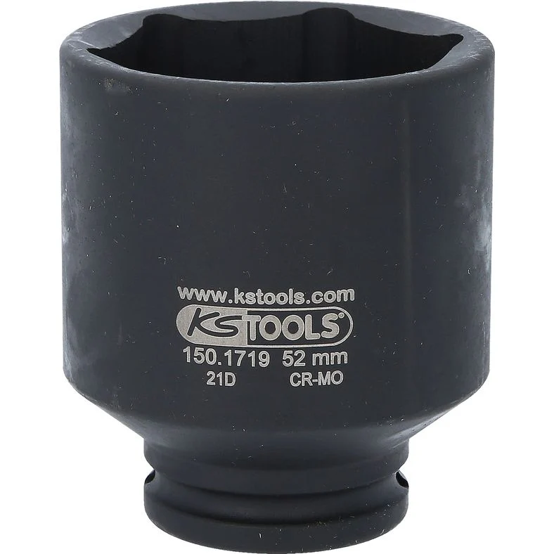 KS TOOLS Drivaxelverktyg 1/2" specialhylssnyckel för drivaxlar 52mm