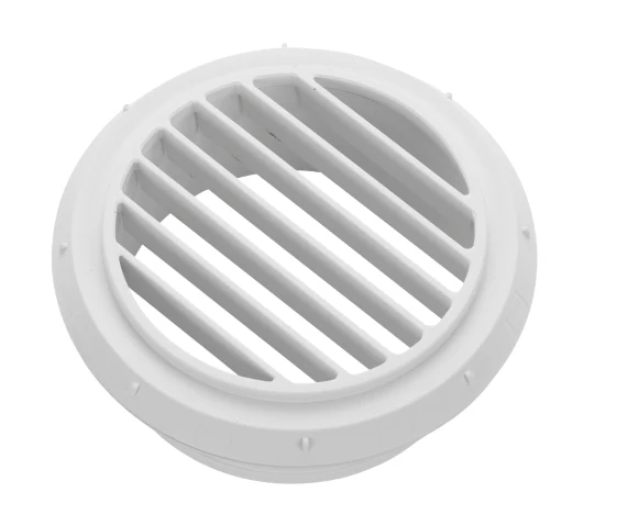 Utsläpp Ø 90mm/90° vit