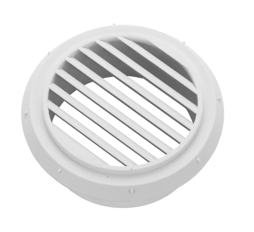 Utsläpp Ø 90mm/45° vit