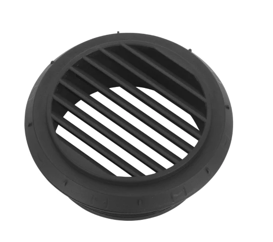 Utsläpp Ø 90mm/45° svart